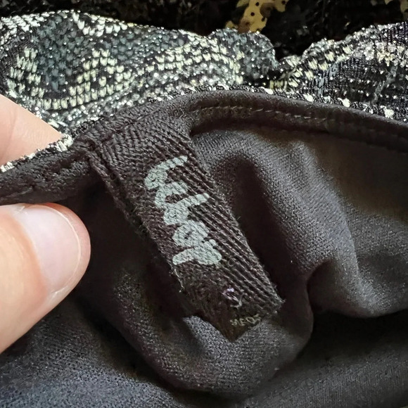 Bebop NWT Metallic Rhinestone Aztech Print Halter Dress - Small - Picture 6 of 6